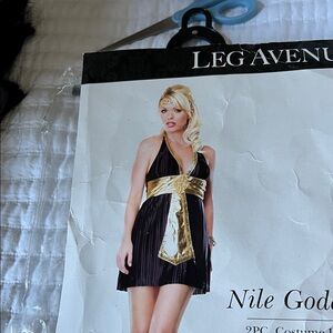 Leg Avenue Black and Gold Costume